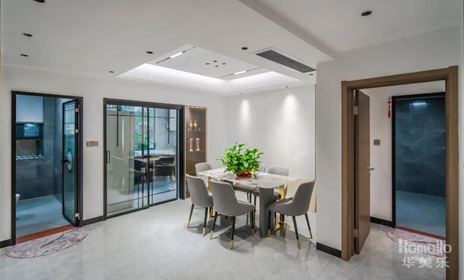 146㎡四居改大三居，主臥加入衣帽間，享受來自大套房的舒適